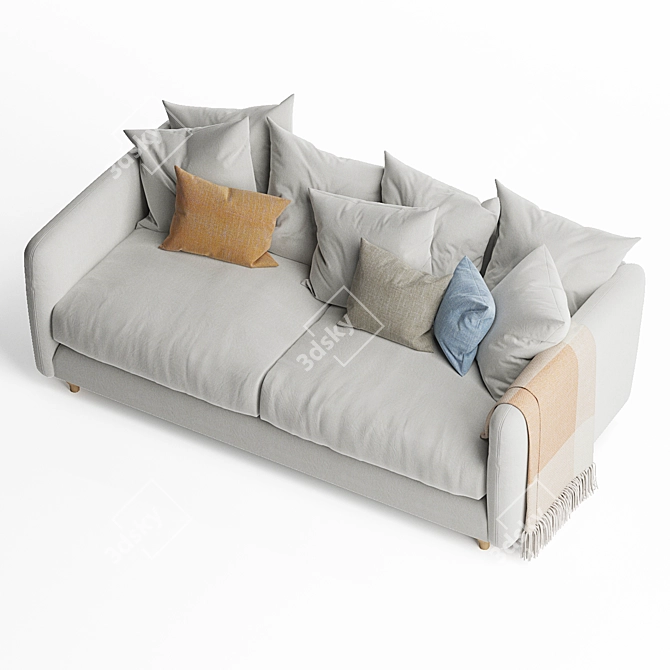 Cozy Comfort: Podge Sofa 3D model image 4