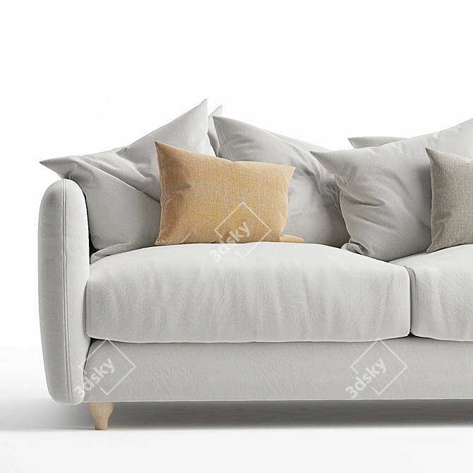 Cozy Comfort: Podge Sofa 3D model image 5