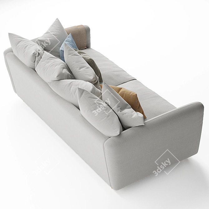 Cozy Comfort: Podge Sofa 3D model image 6