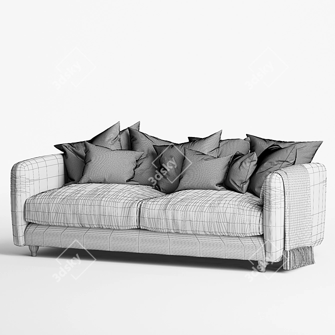 Cozy Comfort: Podge Sofa 3D model image 7