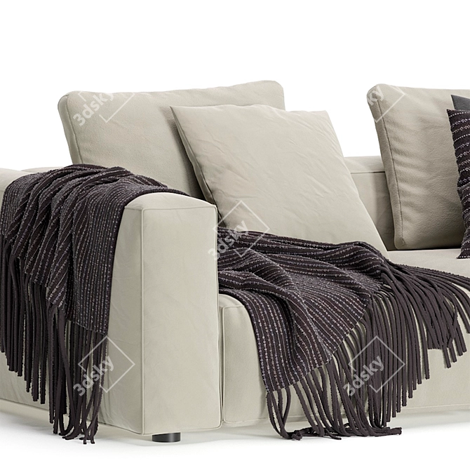 Modern Nils Corner Sofa by Linea 3D model image 2