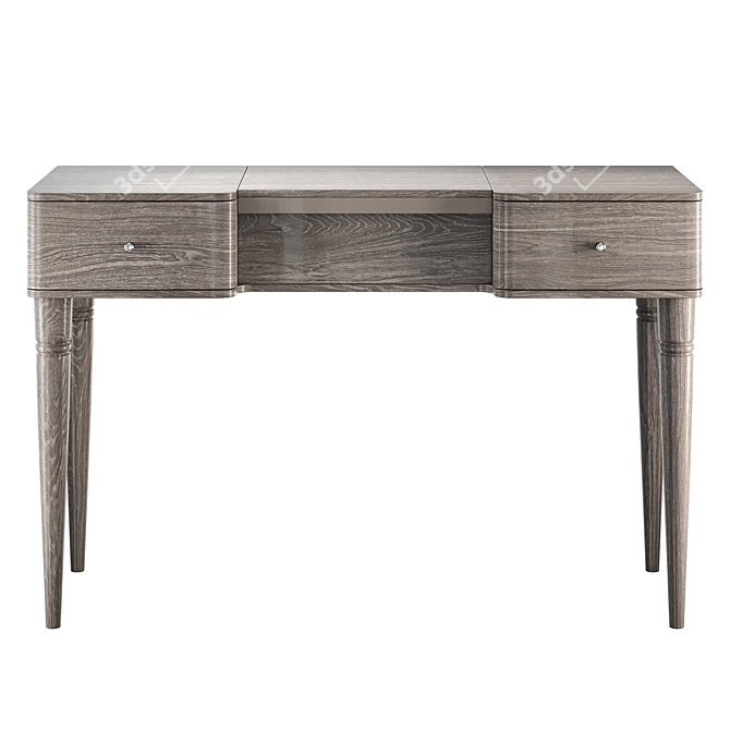 Modum Maia Silver Dressing Table: Elegant and Functional 3D model image 3