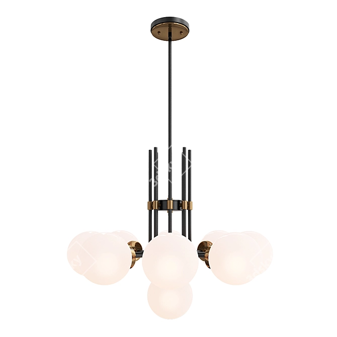 Z-Lite Parsons 9-Light Chandelier 3D model image 1