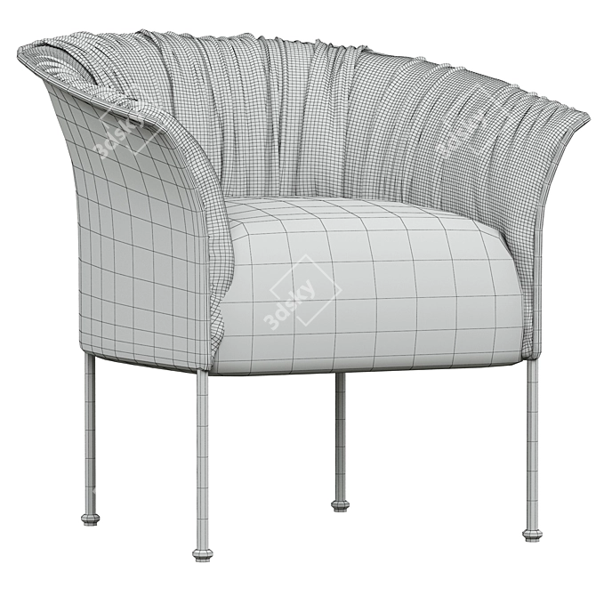 Sleek Wittmann LILIAN Sofa 3D model image 5