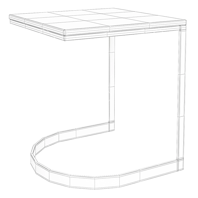 Modern CT10 Table 3D model image 2