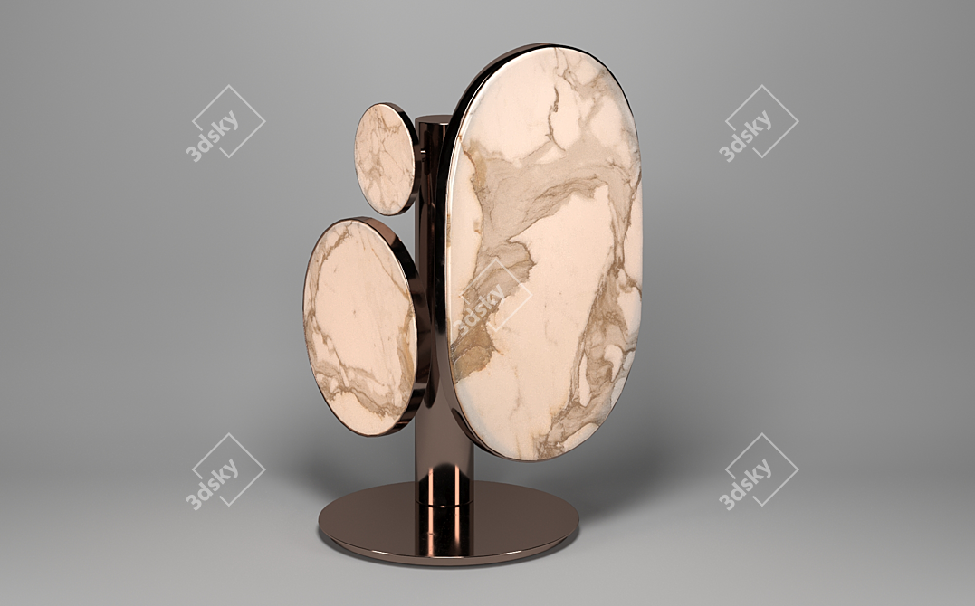 Rebel Alessandro La Spada
Sleek Onyx Table Lamp
Chrome & Onyx Triple Light
Designer Alessandro 3D model image 1