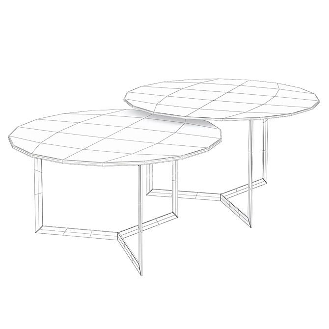 Minimalist Coffee Table Kabi 3D model image 2