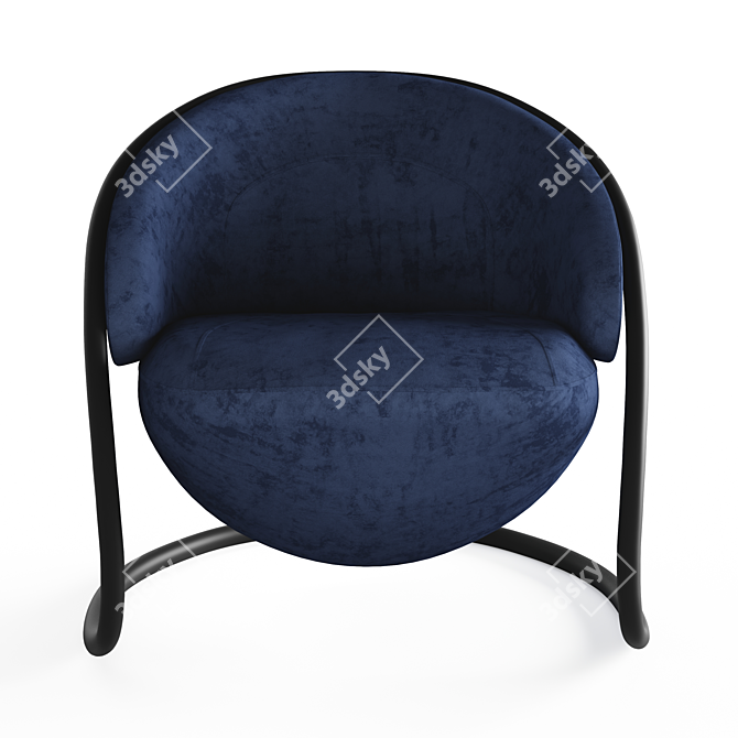 Contemporary Elegance: Freedom Lounge Chair 3D model image 5