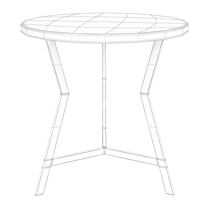 Elegant Accent Table for Stylish Decor 3D model image 2