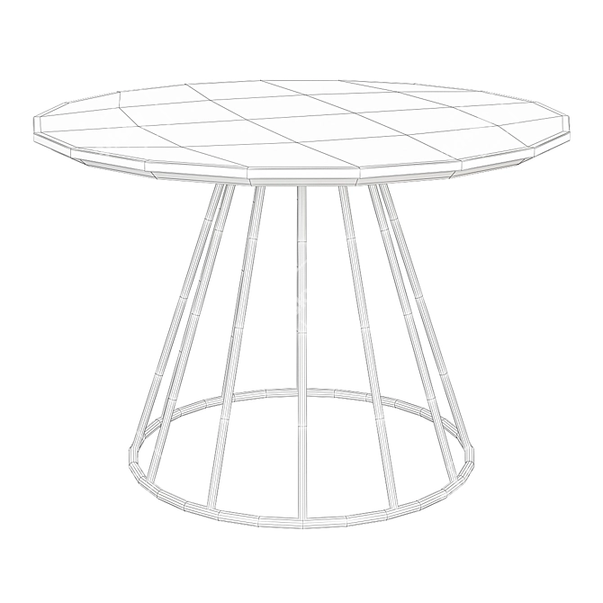 Modern Illa Bivaq Dining Table 3D model image 2