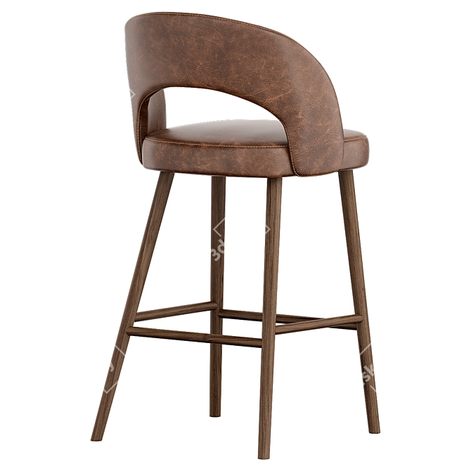 LV 102 Modern Stool 3D model image 1