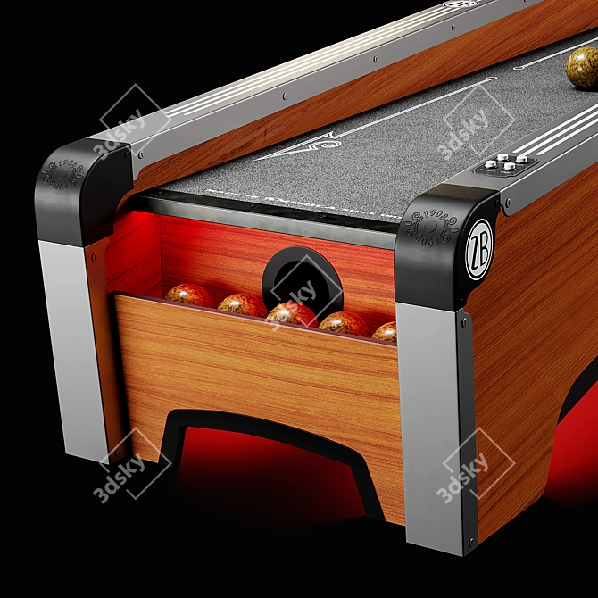 Premium Home Arcade Skee-Ball 3D model image 3