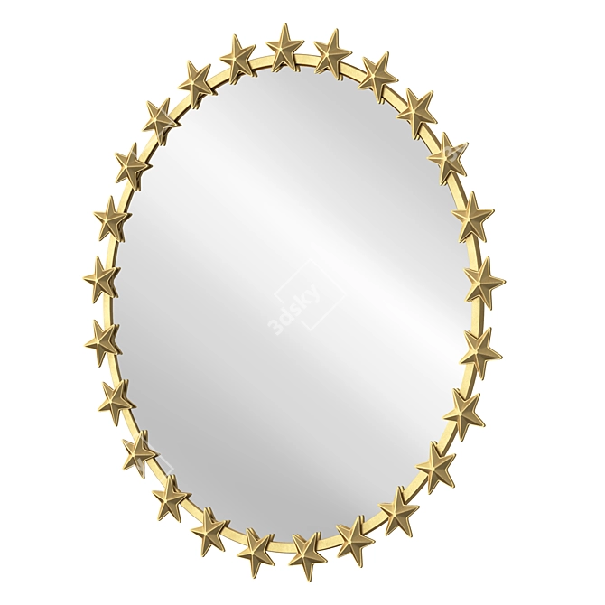 Runden Galaxy Round Mirror 3D model image 2