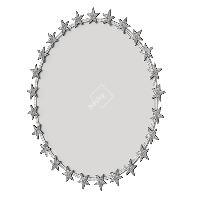 Runden Galaxy Round Mirror 3D model image 3