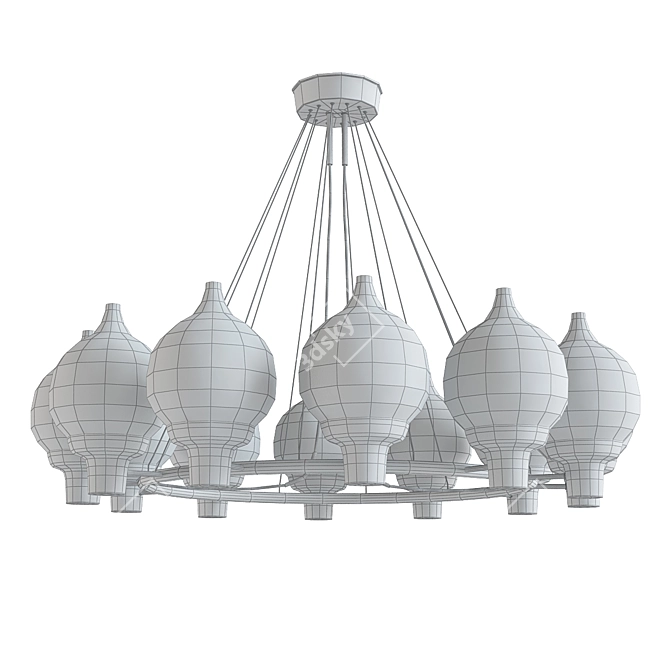 HANS BERGSTROM Ceiling Lamps: Modern Illumination Elegance 3D model image 2