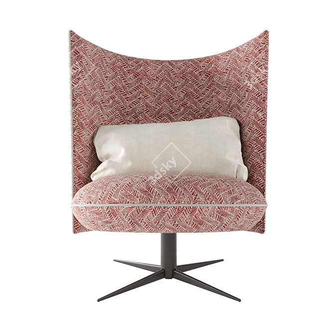 Frozen Comfort Chair 3D model image 2