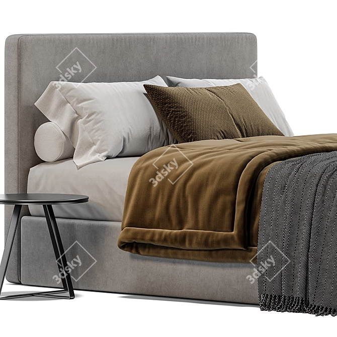Lema SEMILLON Bed: Elegant and Functional Bedroom Furniture 3D model image 2