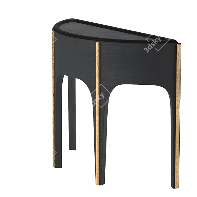 Artemisa Console: Sleek Design, Versatile Functionality 3D model image 5