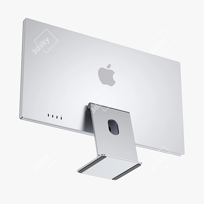 Sleek Apple Studio Display 3D model image 4