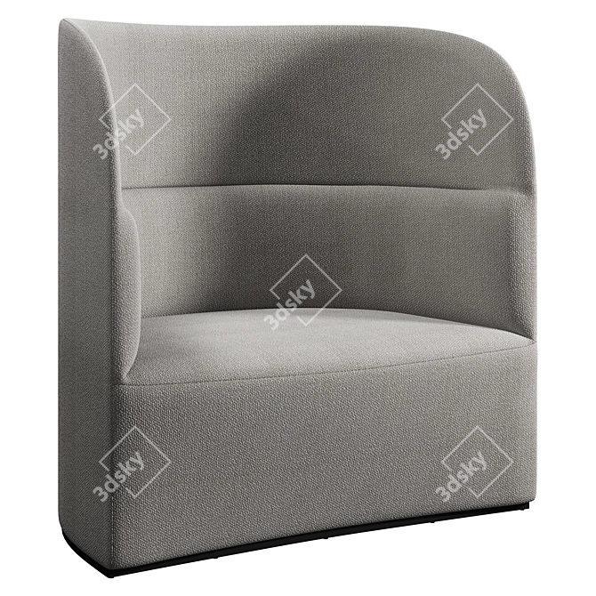 Elevate Your Comfort: Tearoom High Back 3D model image 2