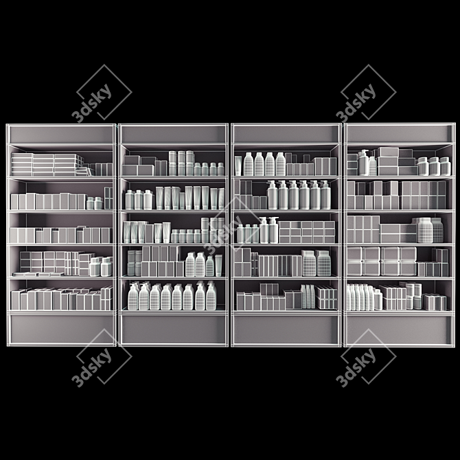 MedicoDisplay: Pharmacy Pack 3D model image 5