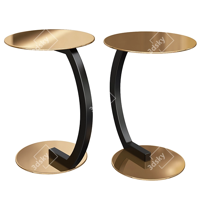 Sleek Zen Coffee Table: Cattelan Italia 3D model image 1