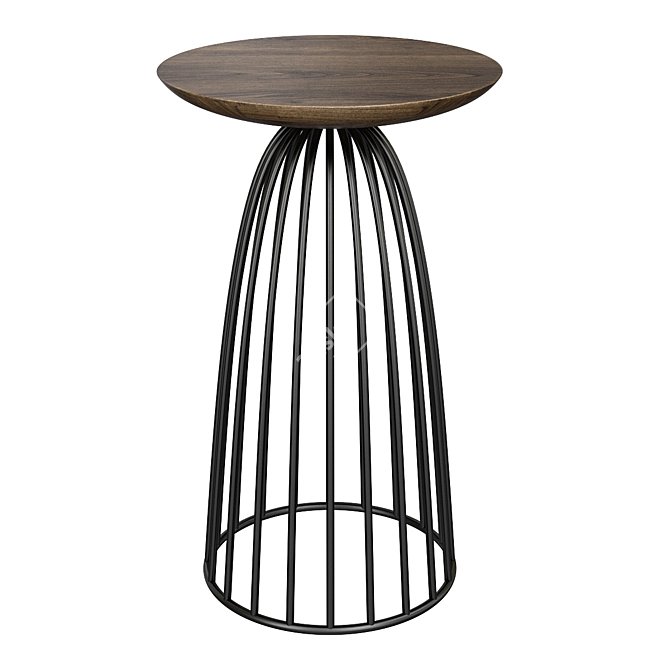 Modern Wire Basket Coffee Table 3D model image 1