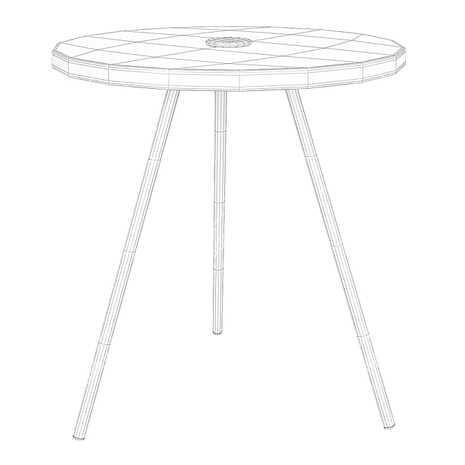 Zara Home Coffee Table 3D model image 2