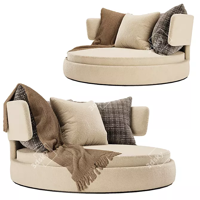 Amoenus Comfort Sofa 3D model image 1