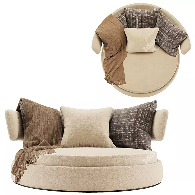 Amoenus Comfort Sofa 3D model image 3