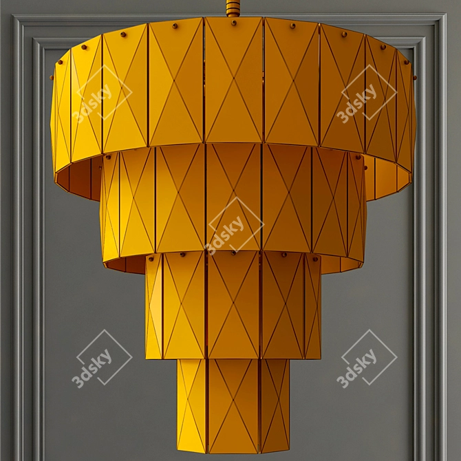 Eichholtz Amazone Chandelier: Elegant Lighting Statement 3D model image 3