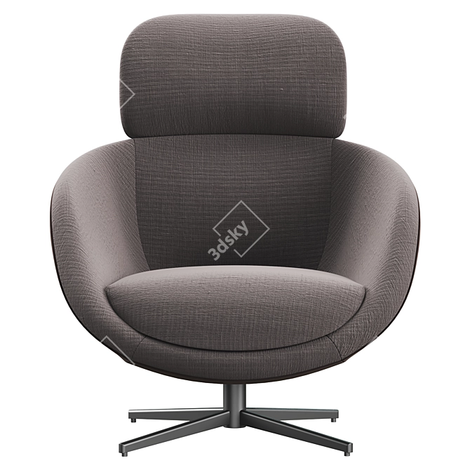 Elegant Minotti Russell Armchair 3D model image 4