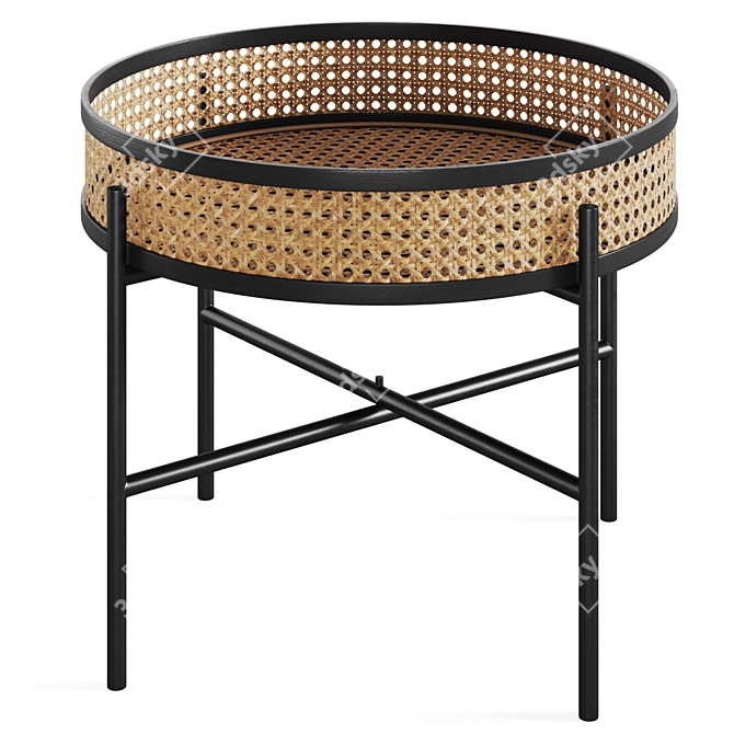 Rattan Accent Tables by Loft Concept 3D model image 3