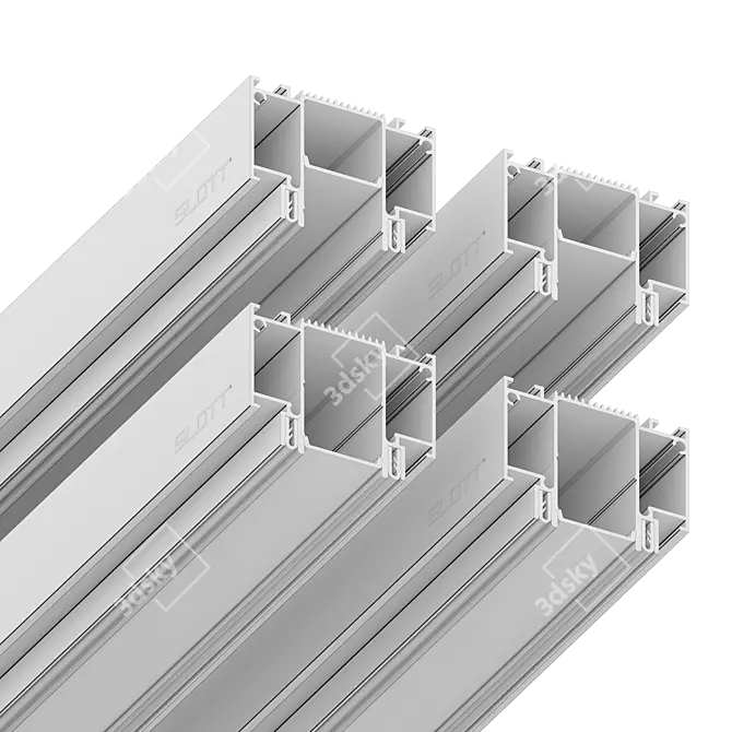 Title: Versatile Adjustable SLOTT Canyon Lights 3D model image 2