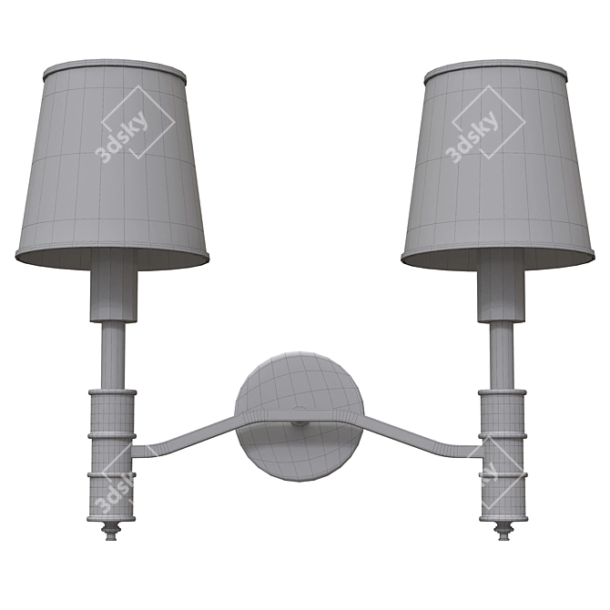 Elegant Sconce Favorite Flagship 3D model image 3