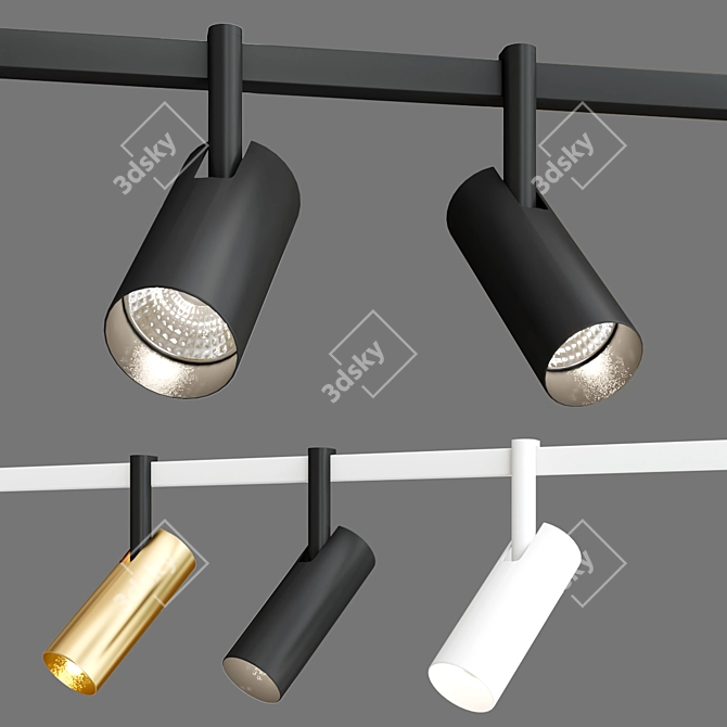 SOLI: Innovative Track Lighting 3D model image 3