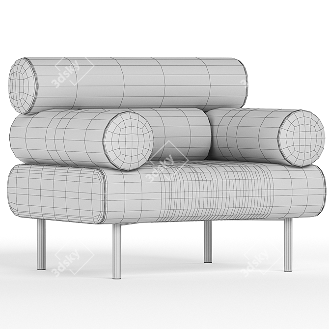 Contemporary Design CABIN Armchair 3D model image 5