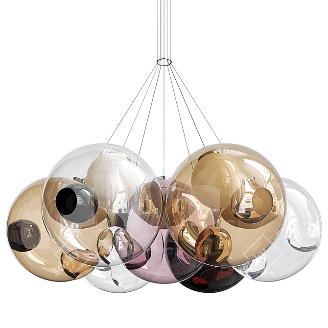 Bocci Cluster: Modern Lighting Fixture 3D model image 1