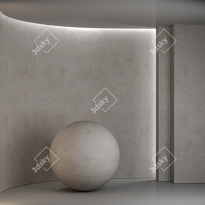 Luxury Wall Decor: 4K Textures 3D model image 1