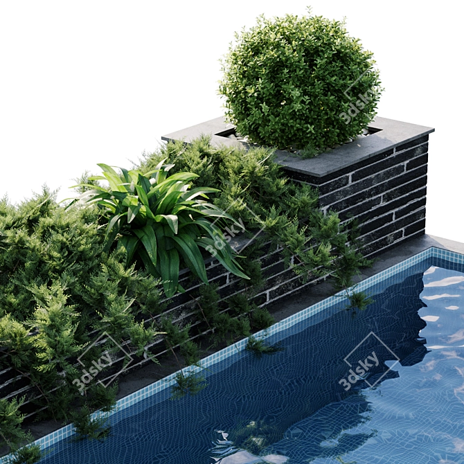 Versatile Swimming Pool Solution 3D model image 2