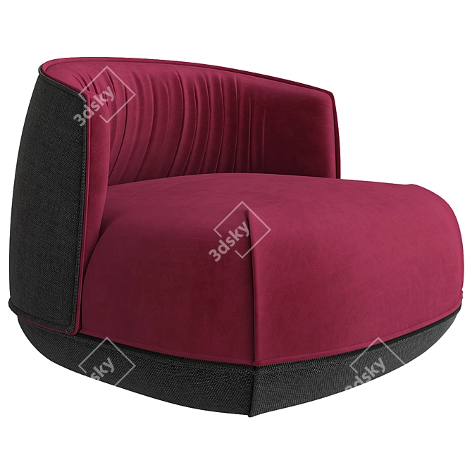 Title: Brioni Up Armchair: Sleek Design, High Quality 3D model image 3