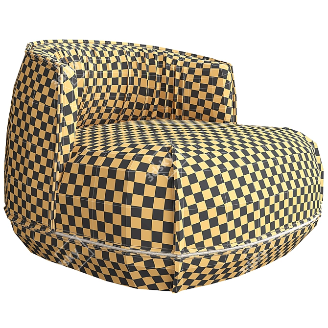 Title: Brioni Up Armchair: Sleek Design, High Quality 3D model image 5