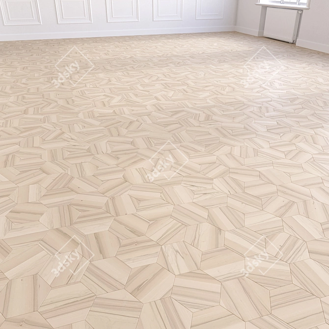 3D Wood Floor Model | High Quality 3D model image 5