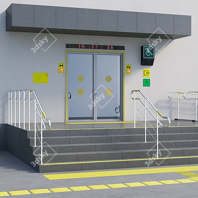 Inclusive Building Entrance Upgrade 3D model image 3
