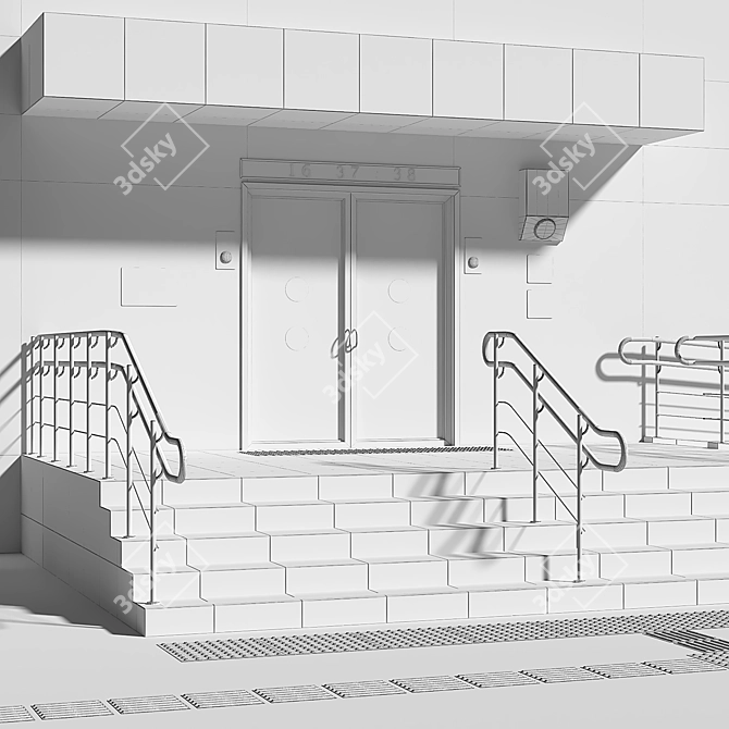 Inclusive Building Entrance Upgrade 3D model image 5
