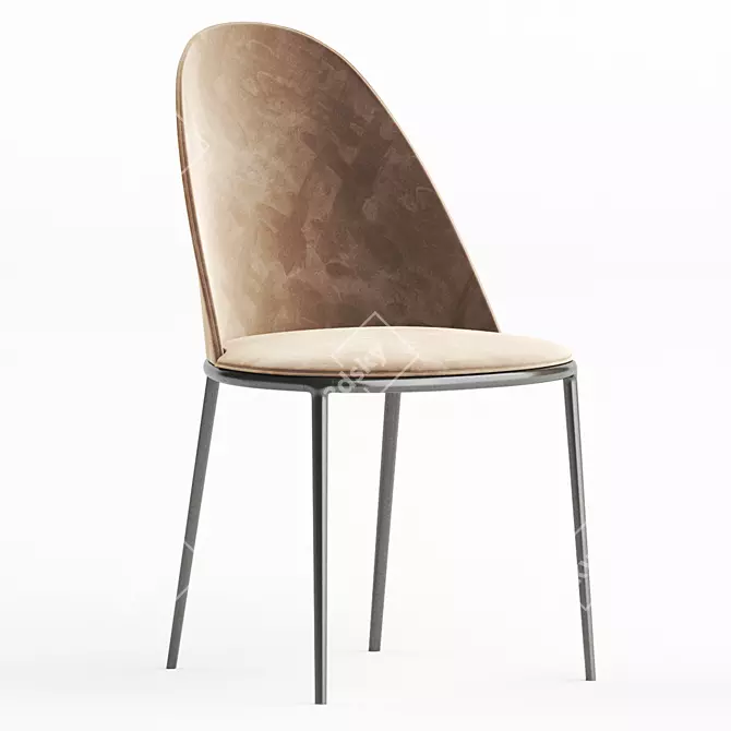 Lea S: Modern and Stylish Midj Chair 3D model image 3