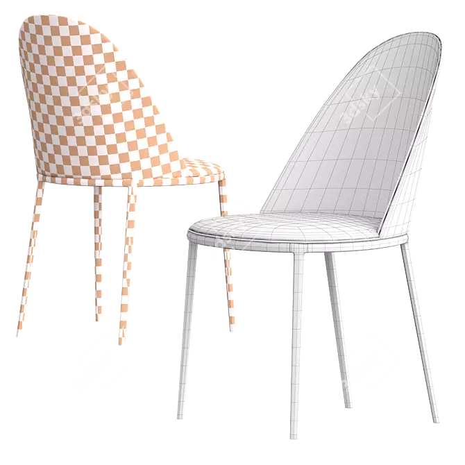 Lea S: Modern and Stylish Midj Chair 3D model image 5