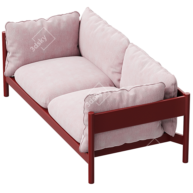 Modern ARBOUR 2 Seater Sofa 3D model image 2