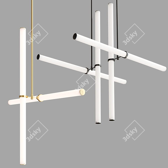 Naama Hofman Light Objects 018 & 019: Sleek and Elegant Illumination! 3D model image 4