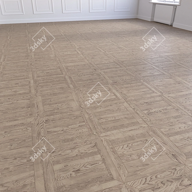 Luxury Wood Parquet Flooring | 3D Model 3D model image 3